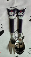 SANRIO 1set Authorized Stainless Steel Portable Cutlery Set (immediate)