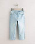 Bleach Wash Loose Fit Stretch Jeans