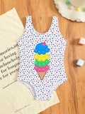 Baby Girl Ice Cream Swimsuit