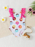 Baby Girl Donuts Swimsuit