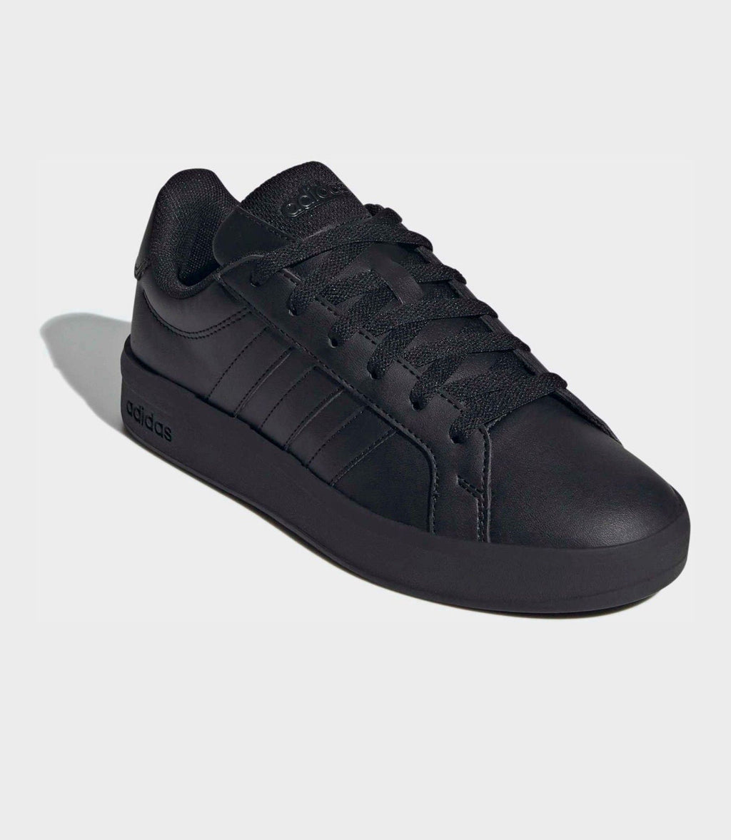adidas Black Grand Court 3.0 Junior Trainers