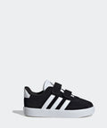 adidas Black VL Court 3.0 Hook and Loop Infant Trainers