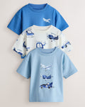 Blue Planes Short Sleeve Graphic T-
Shirts 3 Pack