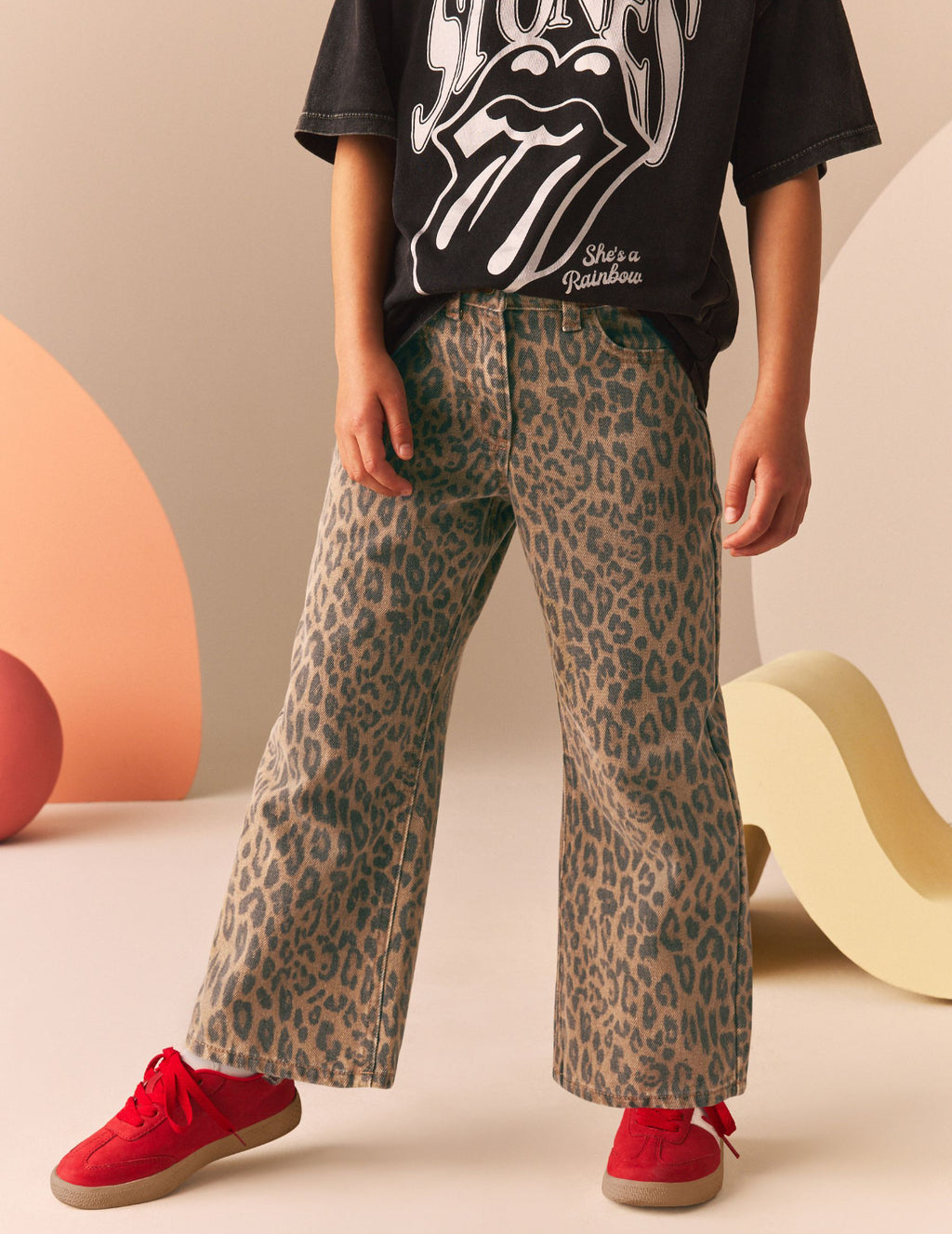 Animal Wide Leg Jeans