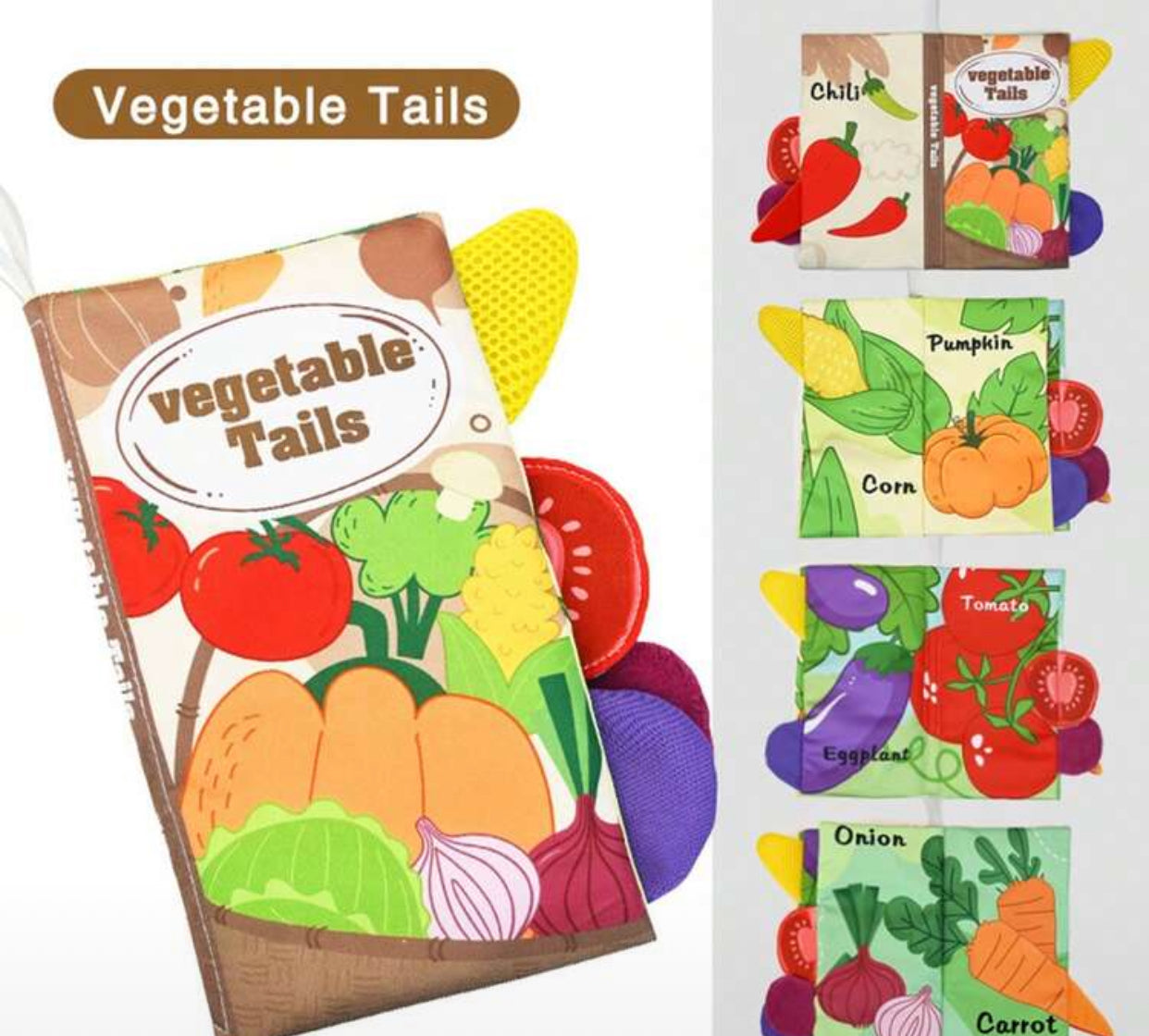 1pc Tearing Tail Book For Babies (immediate)