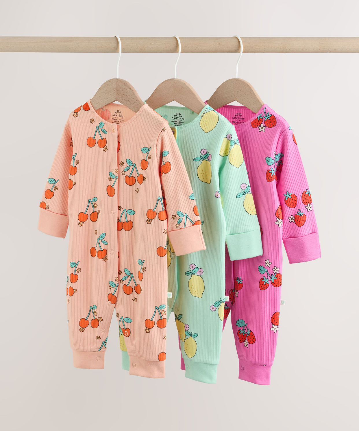 Bright Baby Sleepsuits 3 Pack