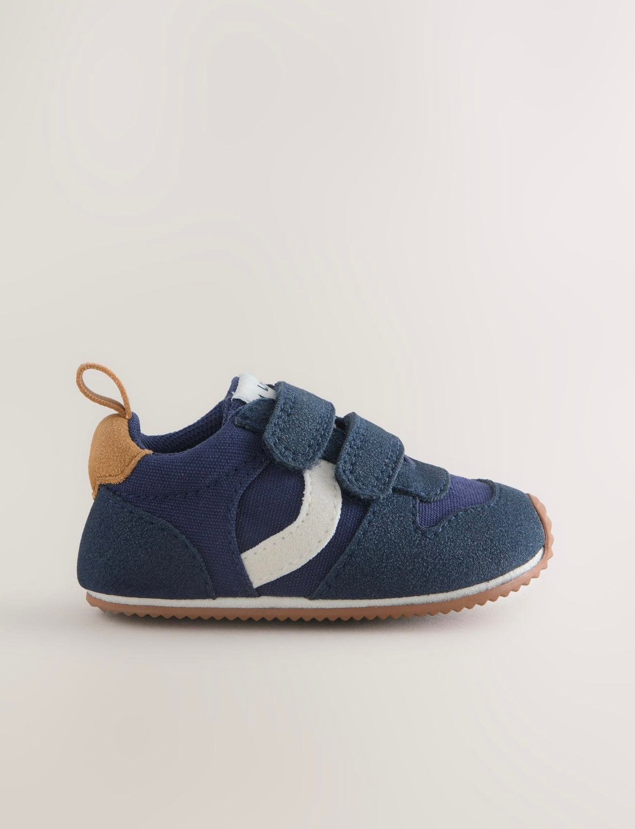 Navy Baby Touch Fastening Trainers
