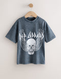 Grey Def Leppard Band T-Shirt