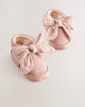 Pink Rust Baby Floral Print Boots
