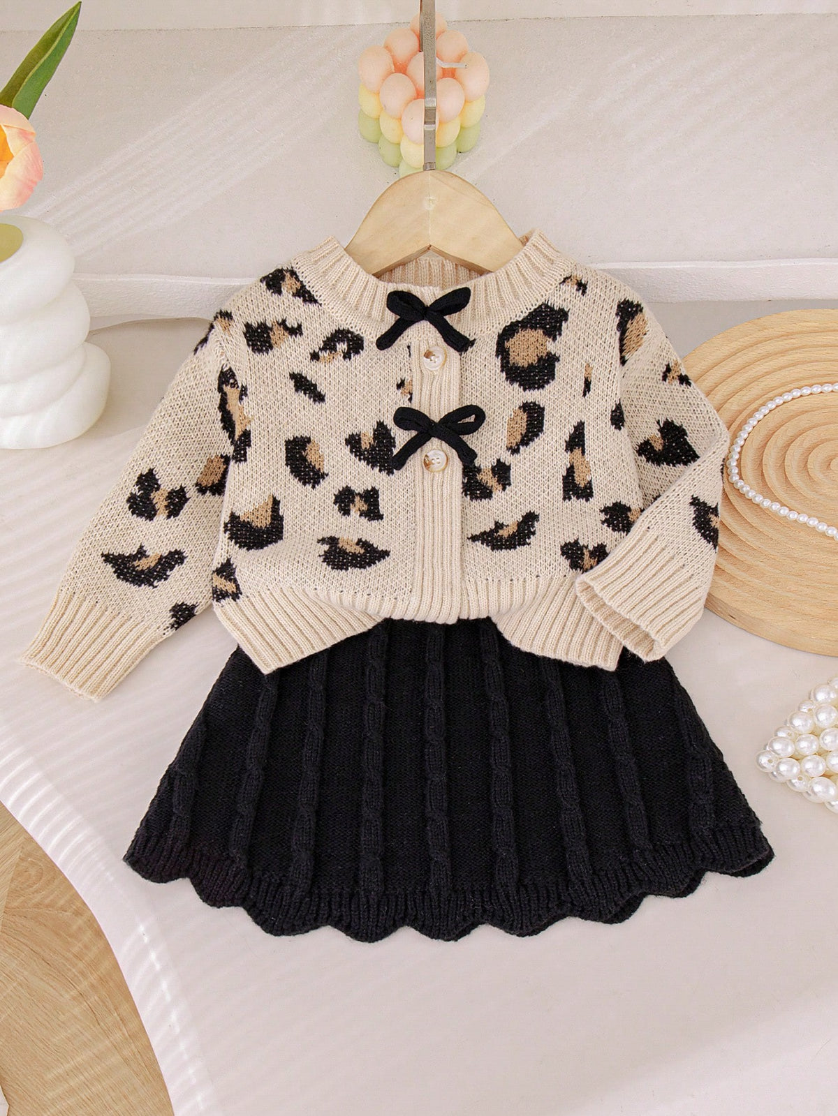 Baby Girl 2pcs Knitwear Set