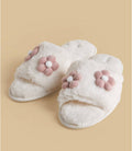 Floral Accent Bedroom Slippers