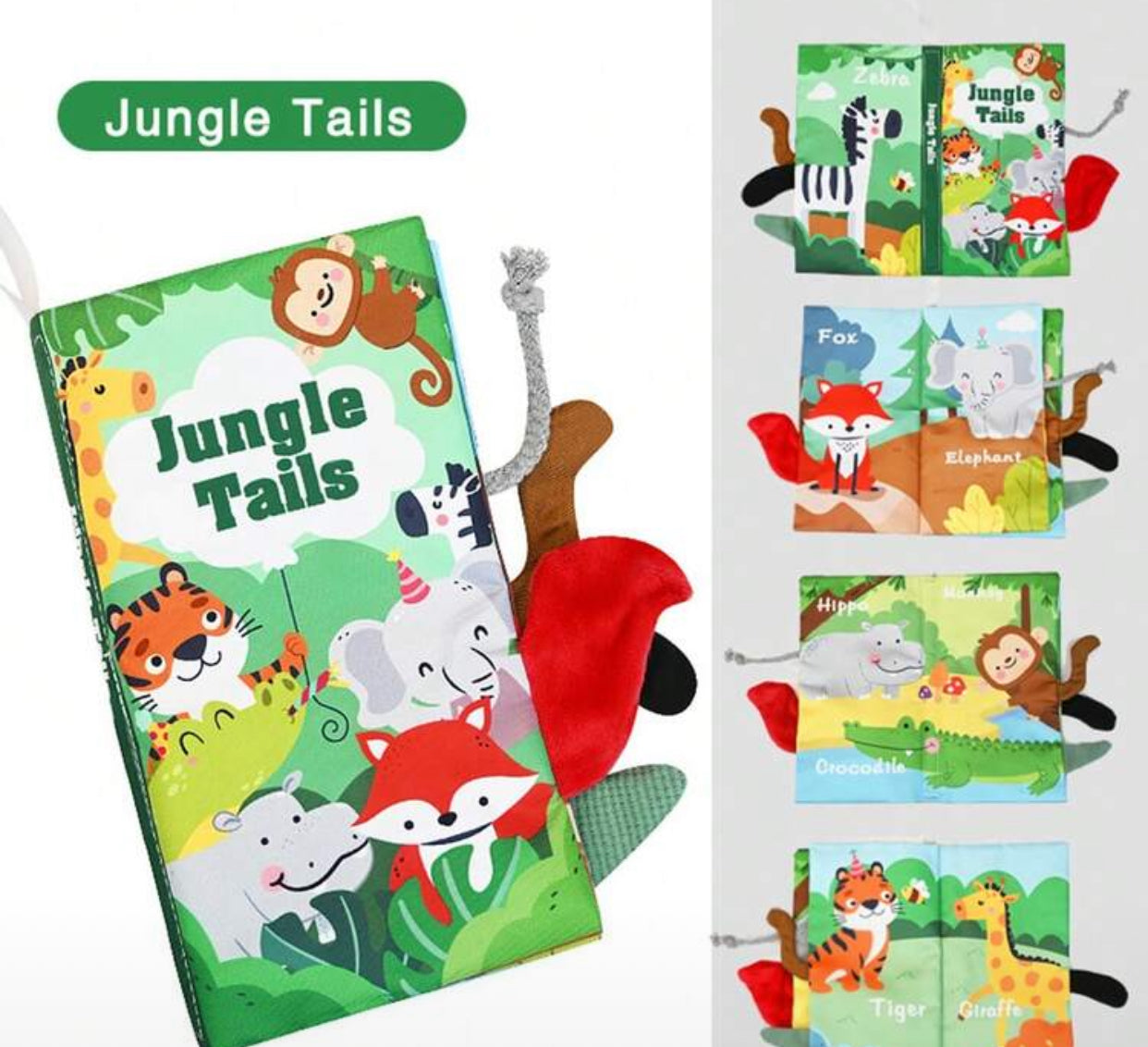 1pc Tearing Tail Book For Babies (immediate)