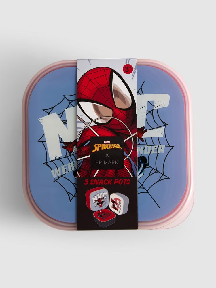 3pk Spiderman Snack Box
