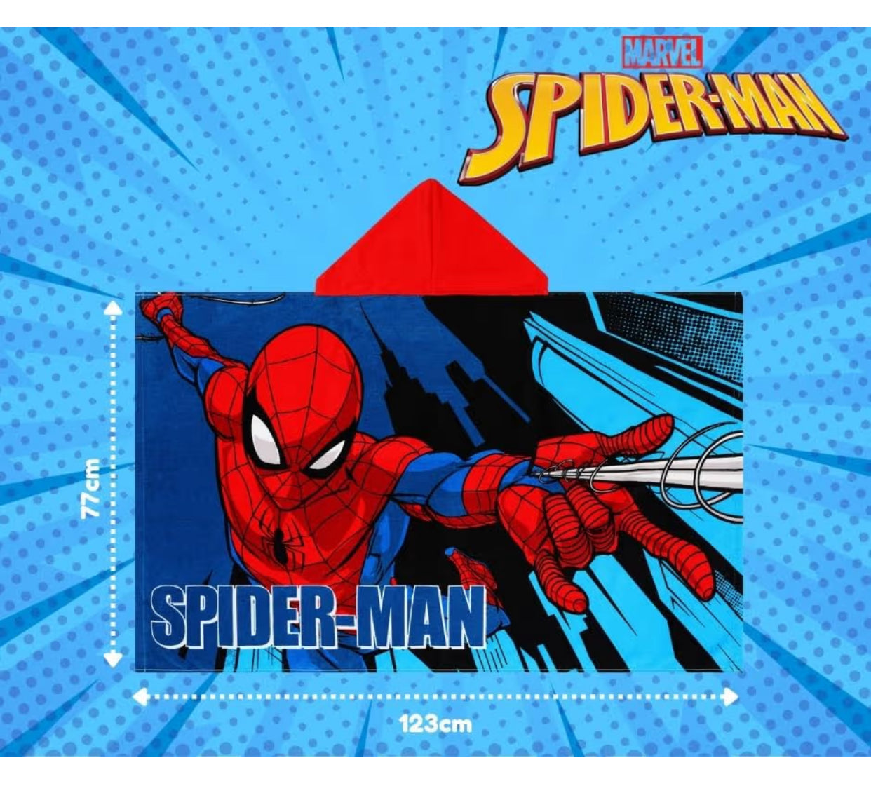 Spiderman Hooded Towels for Boys