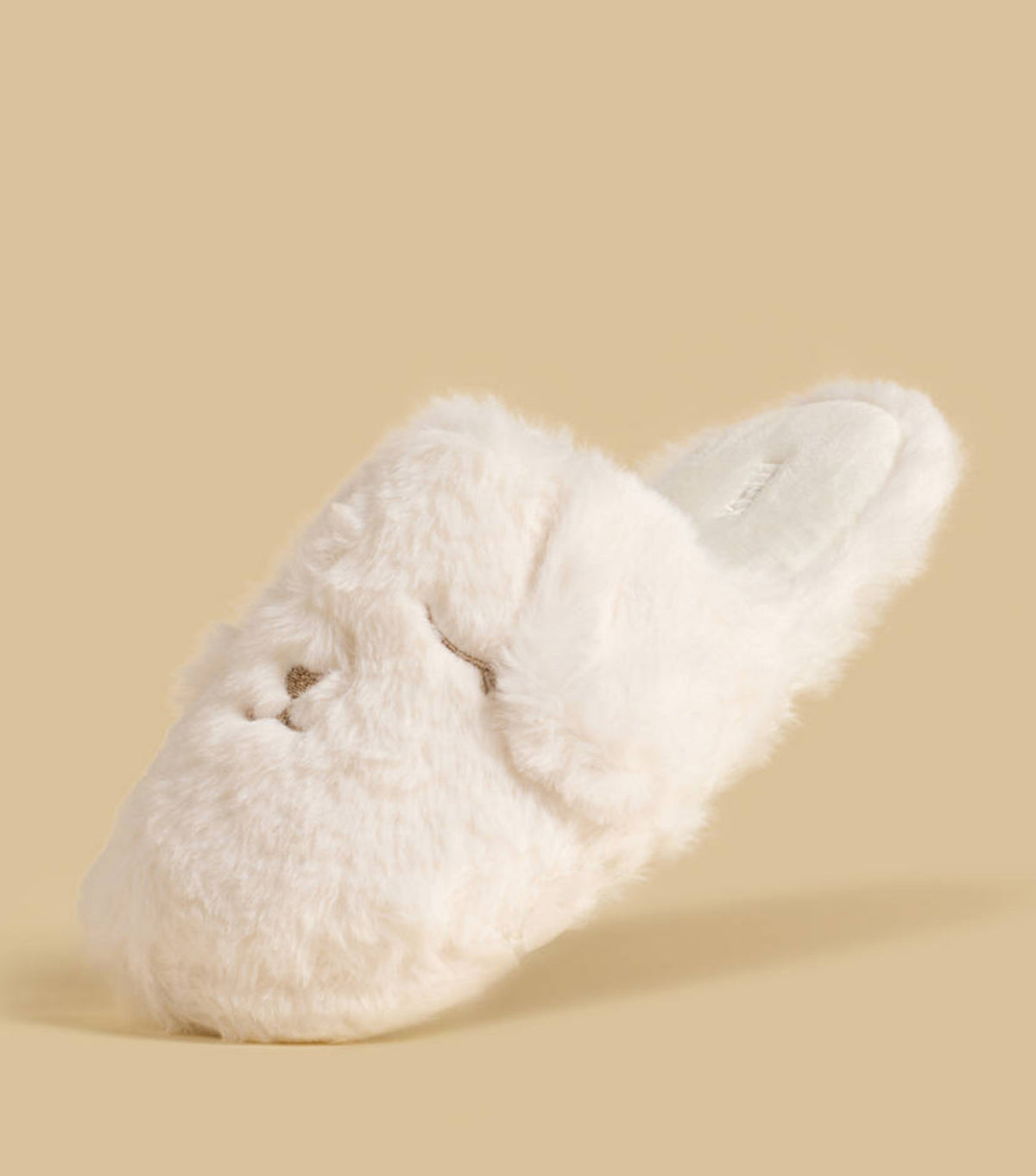 Cat Embroidered Bedroom Mules