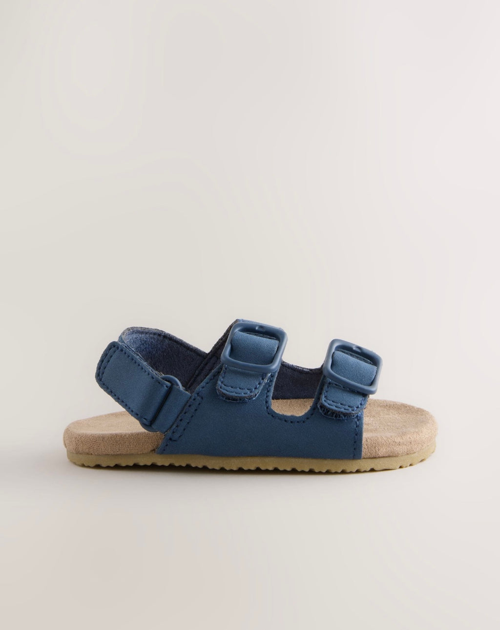 Navy Touch Fastening Baby Sandals