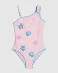 River Island Pink Sequin Shell
Aysmmetric Swimsuit