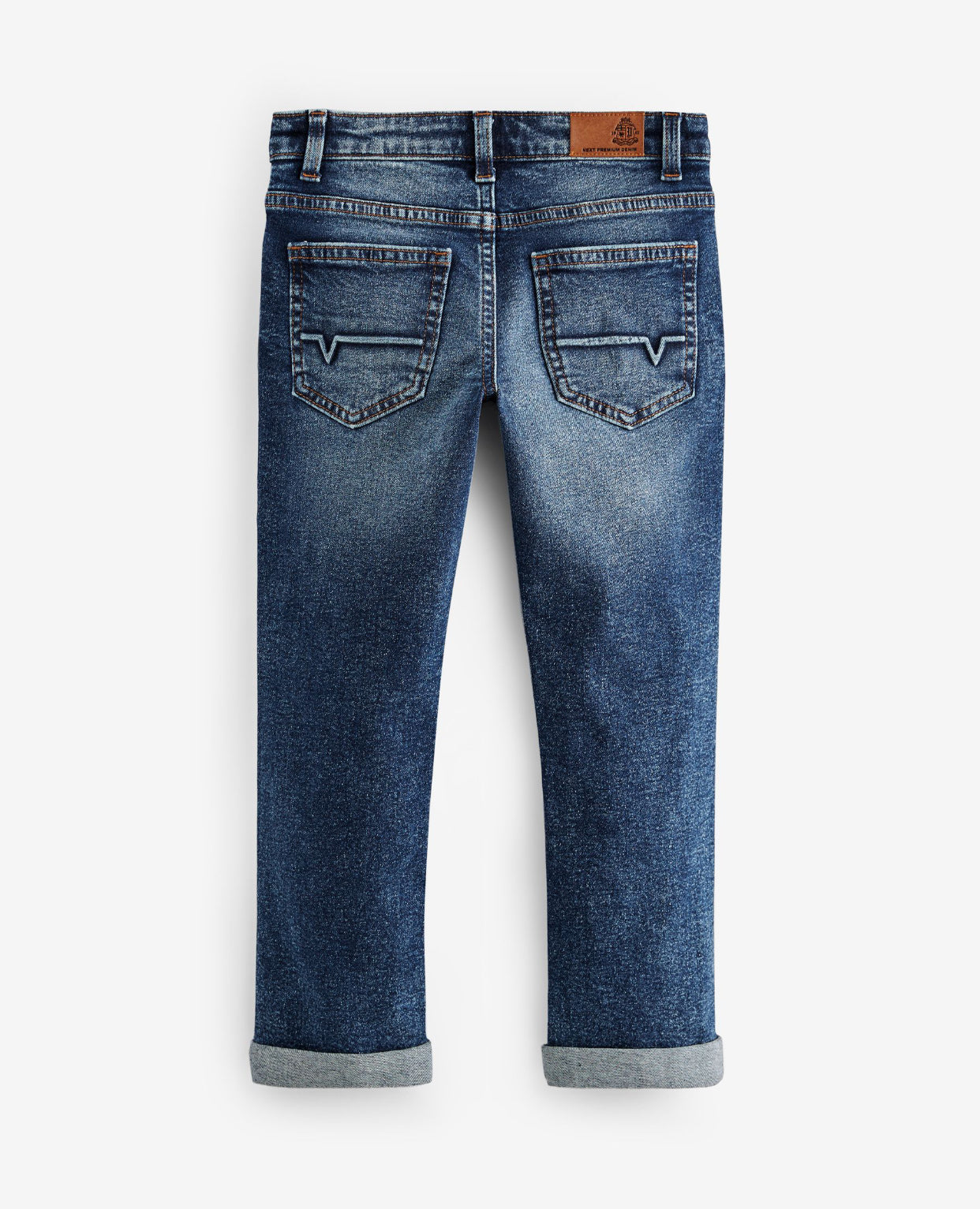 Mid Blue Distressed Jeans