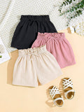 Baby Girl Casual Summer 3pcs/Set Shorts