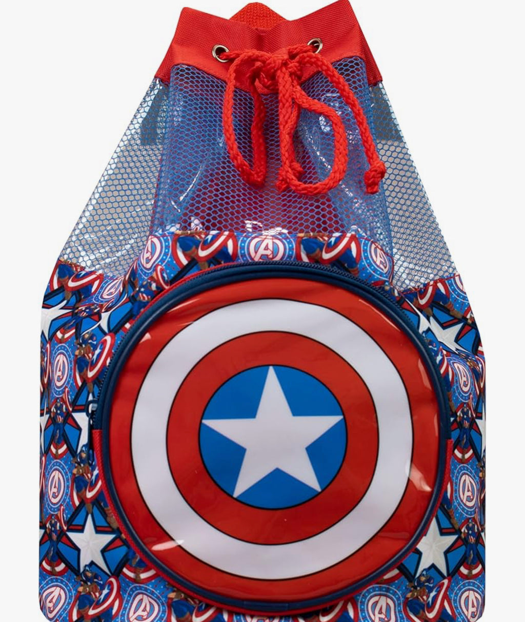 Marvel Kids Captain America Swim Bag