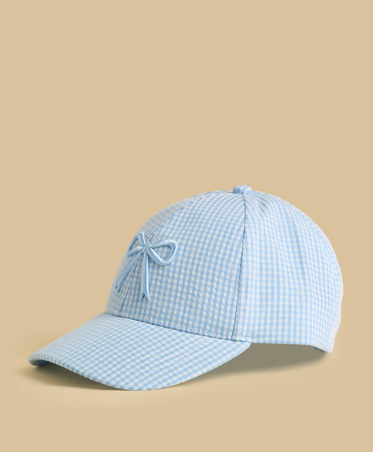 Checked Cap with Hook and Loop
Closure (immediate)