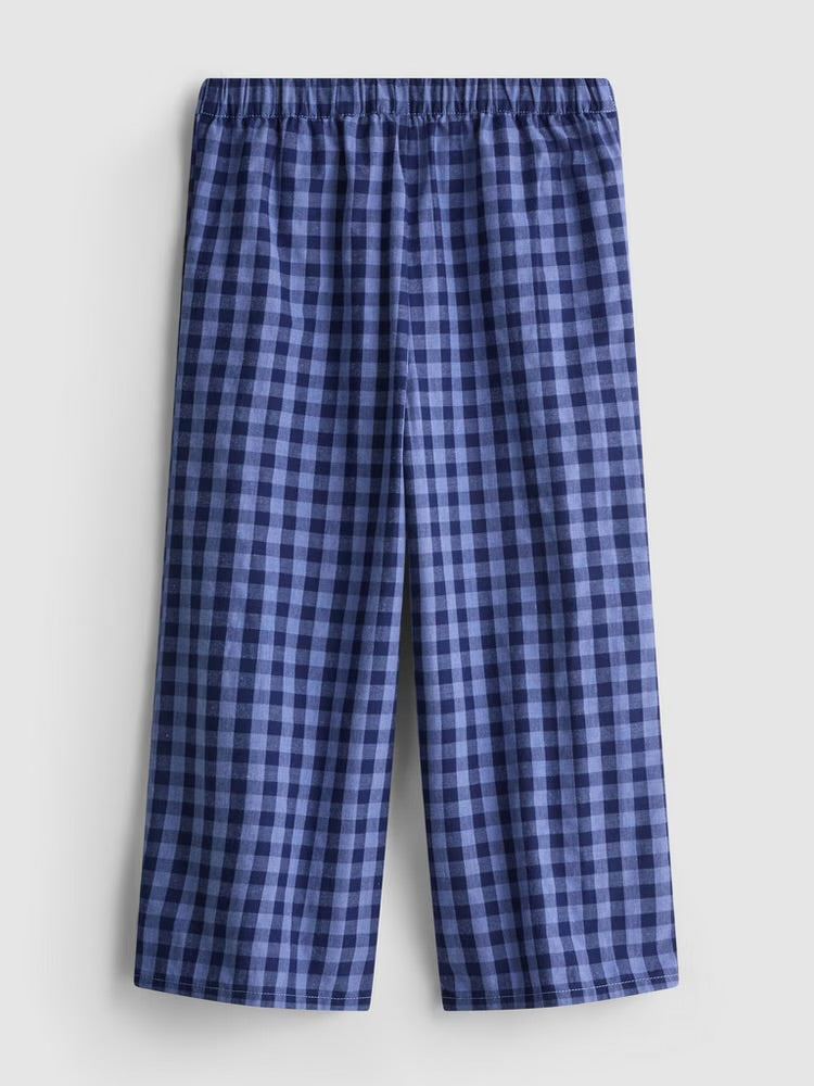 Gingham Check Trousers