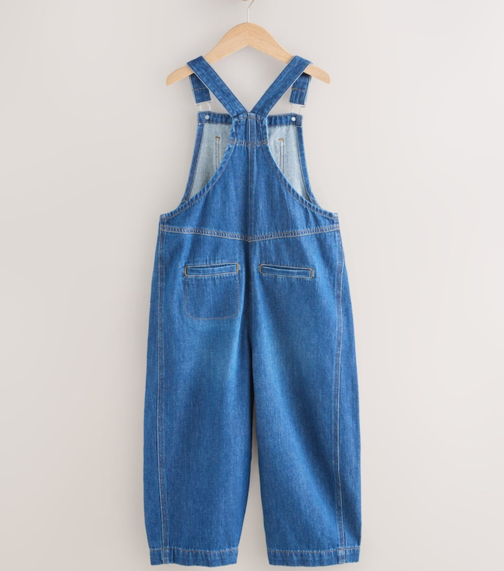 Blue Rinse Wash Denim Dungarees