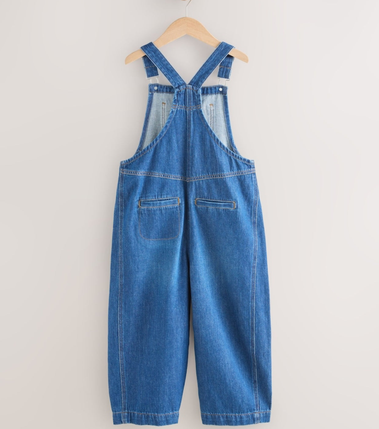 Blue Rinse Wash Denim Dungarees