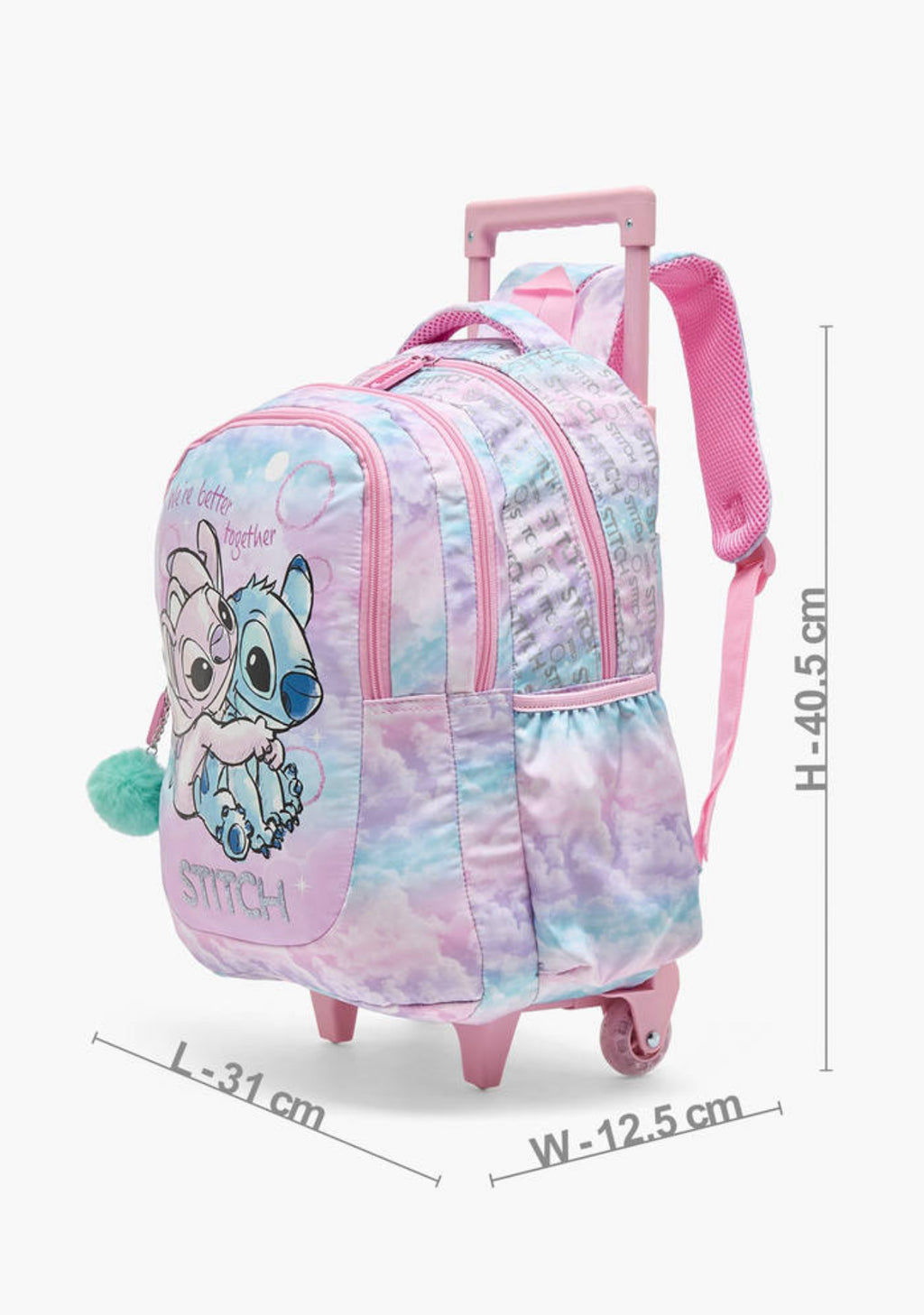 Disney Stitch Trolly Bag 16 inch