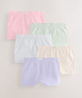 Pink/Blue Soft Touch Short Briefs 5 Pack