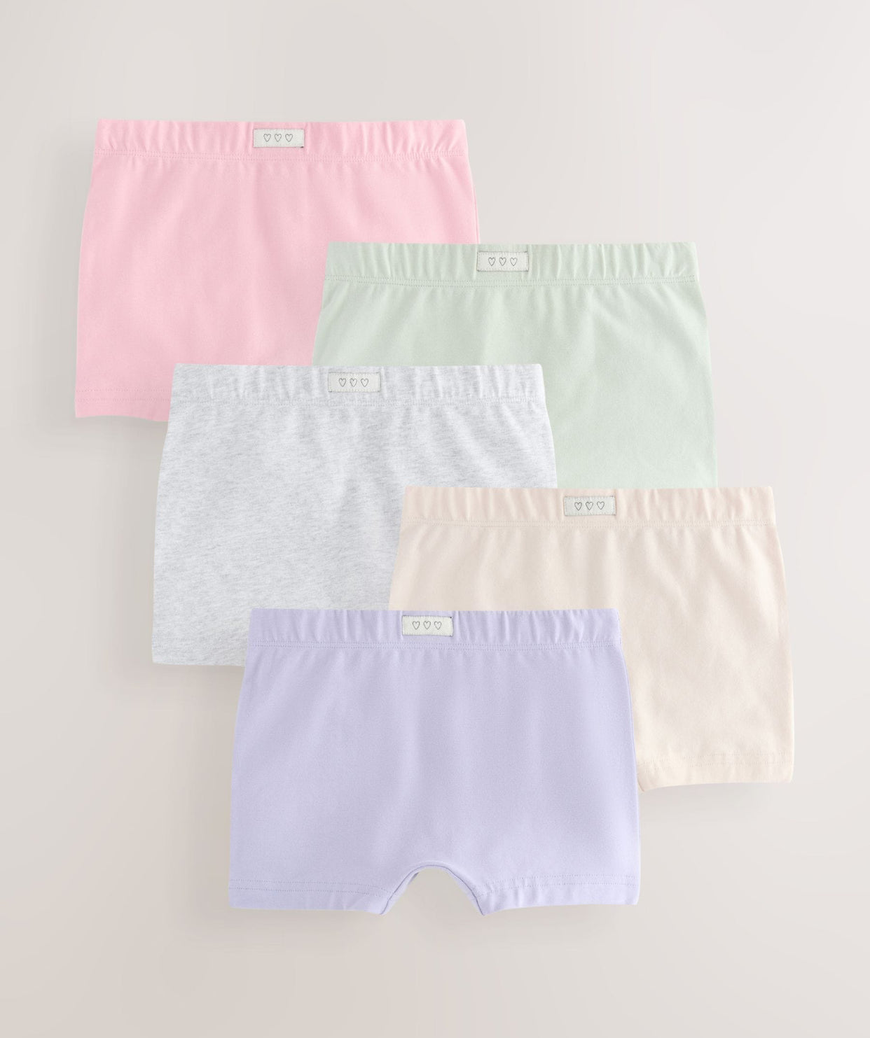 Pink/Blue Soft Touch Short Briefs 5 Pack