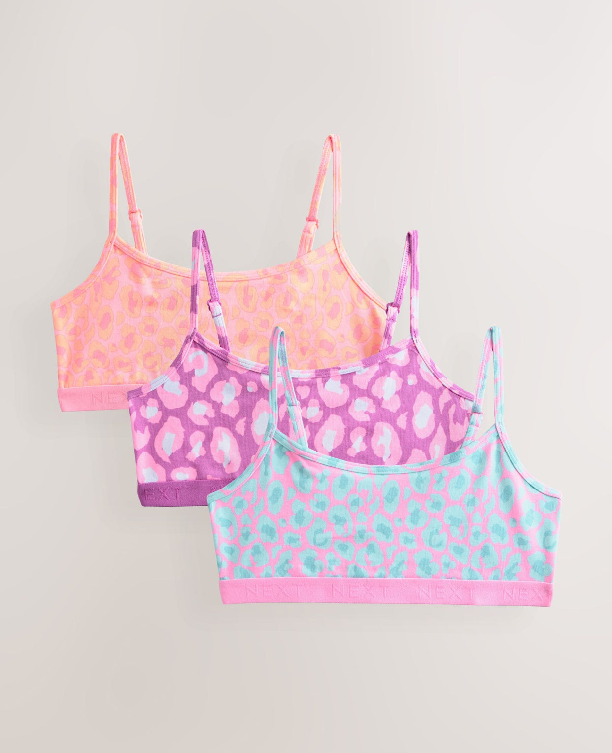 Pink/Purple Crop Tops 3 Pack