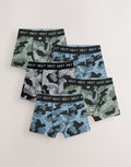 Blue/Black Linear Camo Trunks 5 Pack