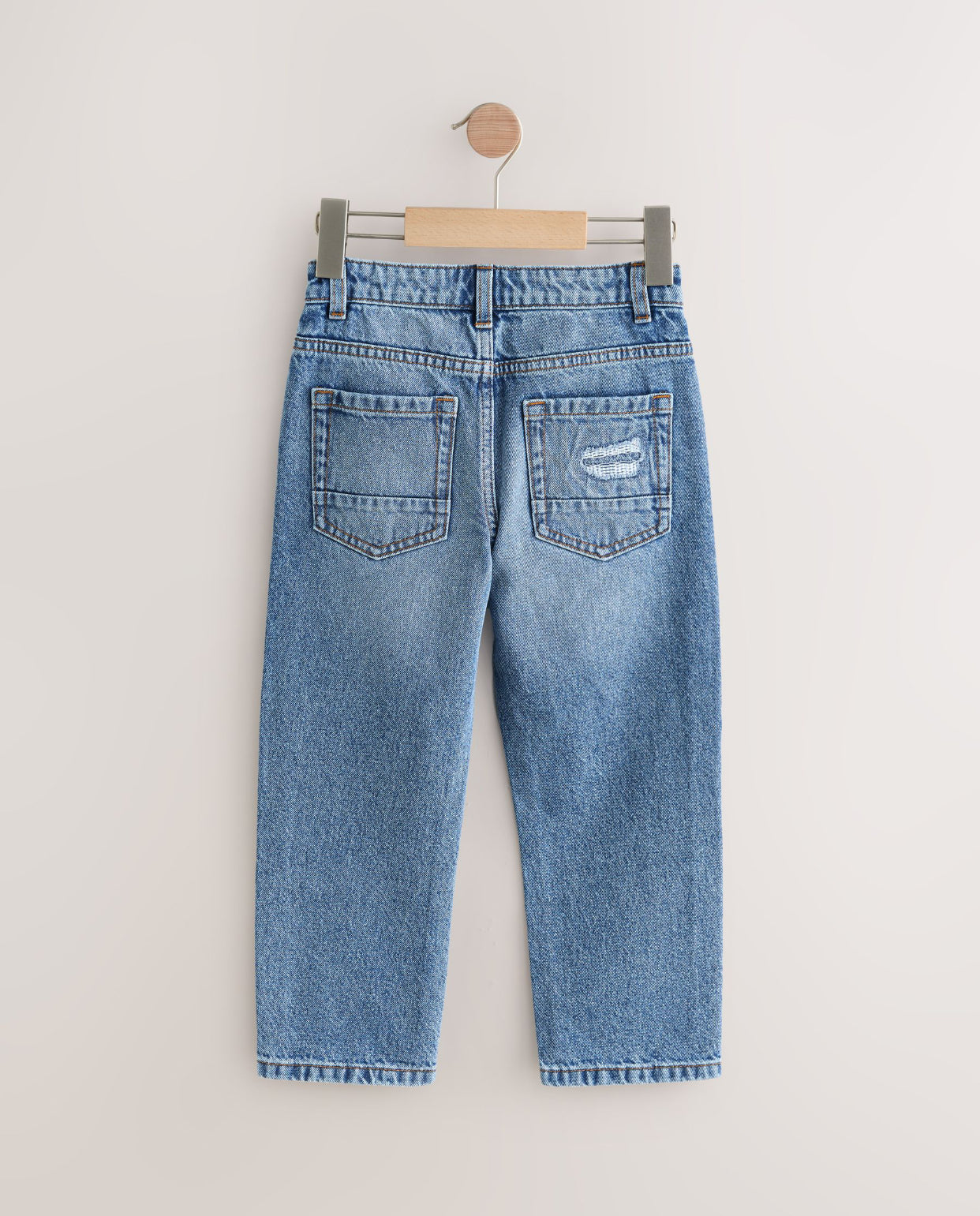 Mid Blue Loose Fit Authentic Jeans