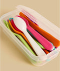 Plain 18-Piece Picnic Cutlery Set