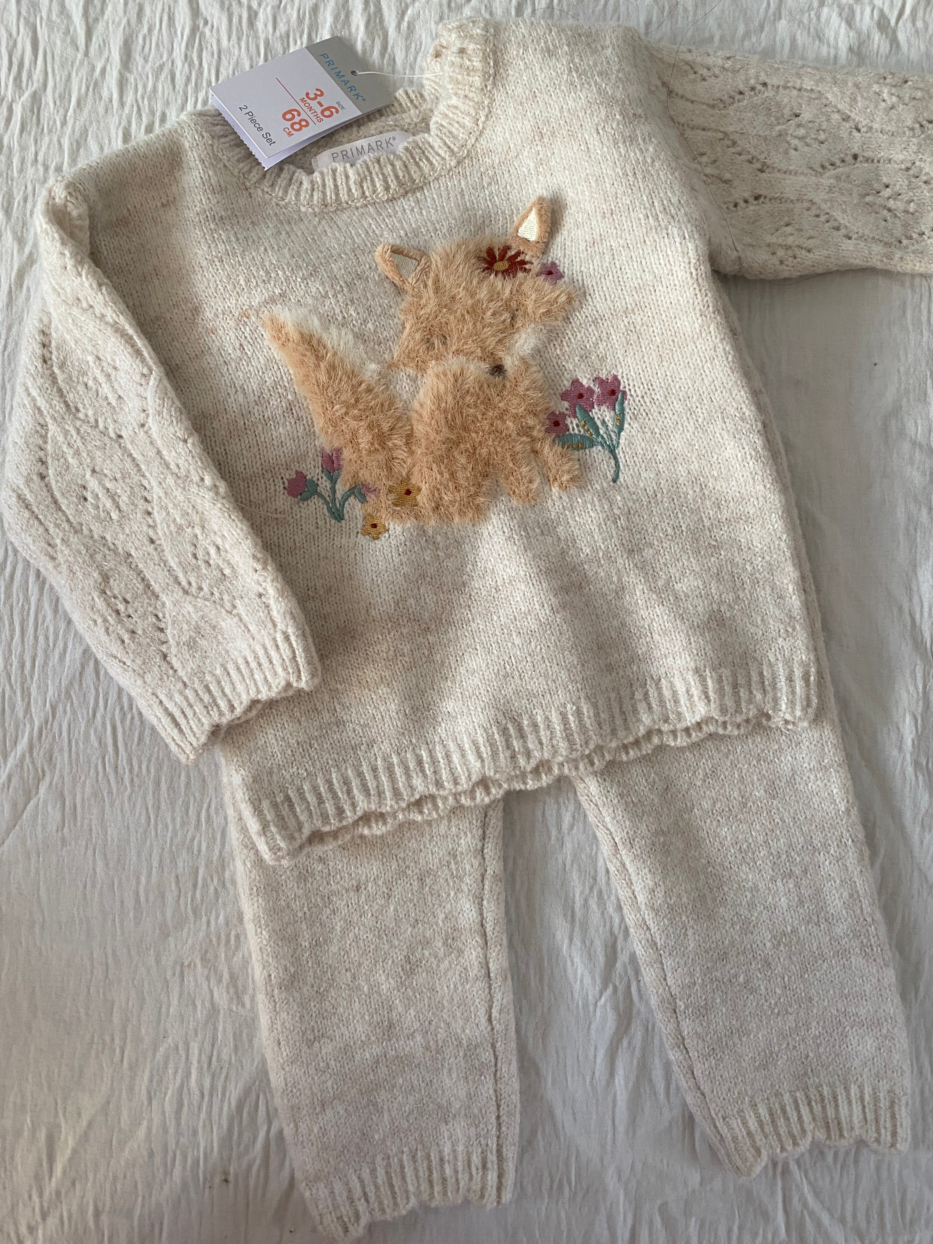 Primark Fox Jumper and Leggings Set (immediate)