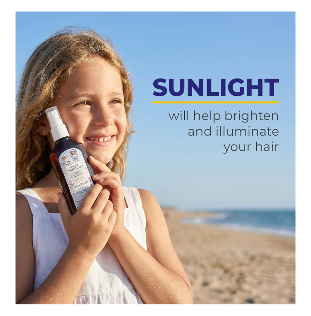 Premium Children’s Blonde Hair Lightening Spray with Natural Camomile Extract