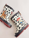 Black/White/Red Toy Story Wellies