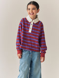 Brown Long Sleeve Rugby Top