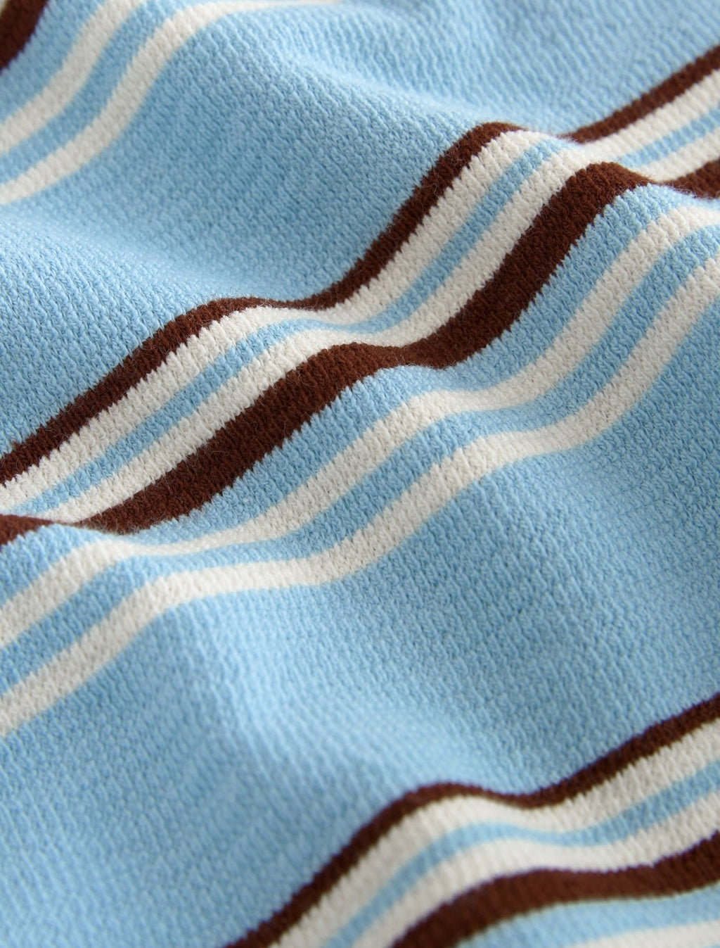 Blue Stripe Long Sleeve Rugby Top