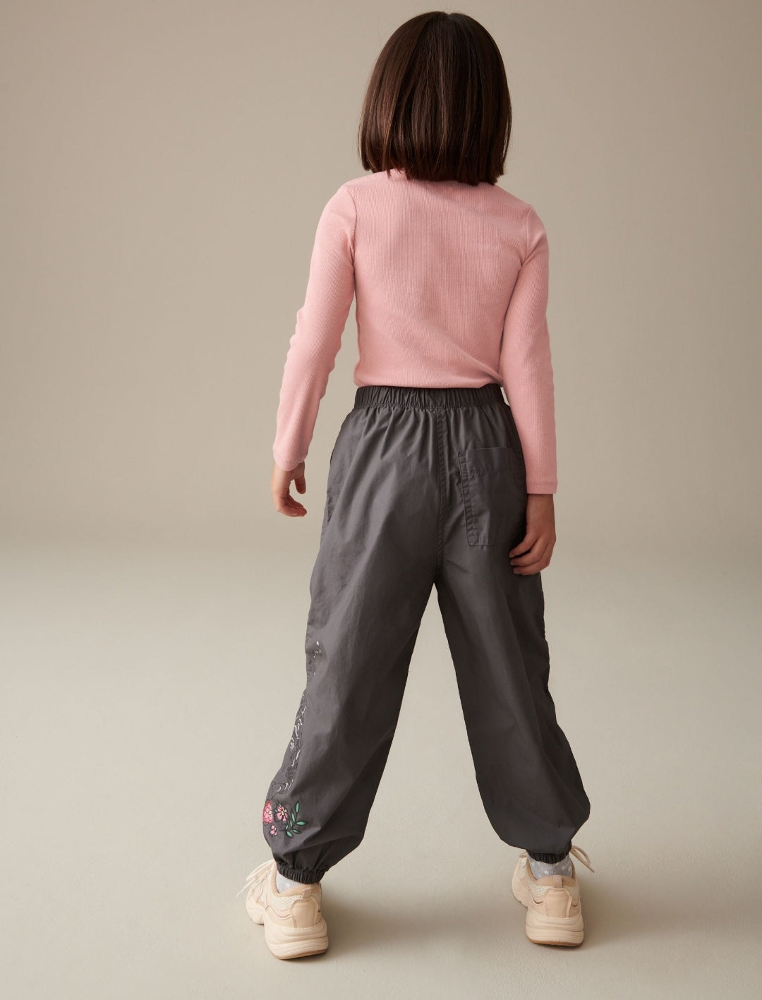 Pink Long Sleeve Ribbed Top