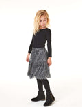 Black Long Sleeve Ribbed Top