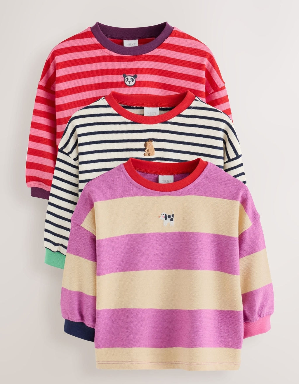 Multi Stripe T-Shirts 3PK