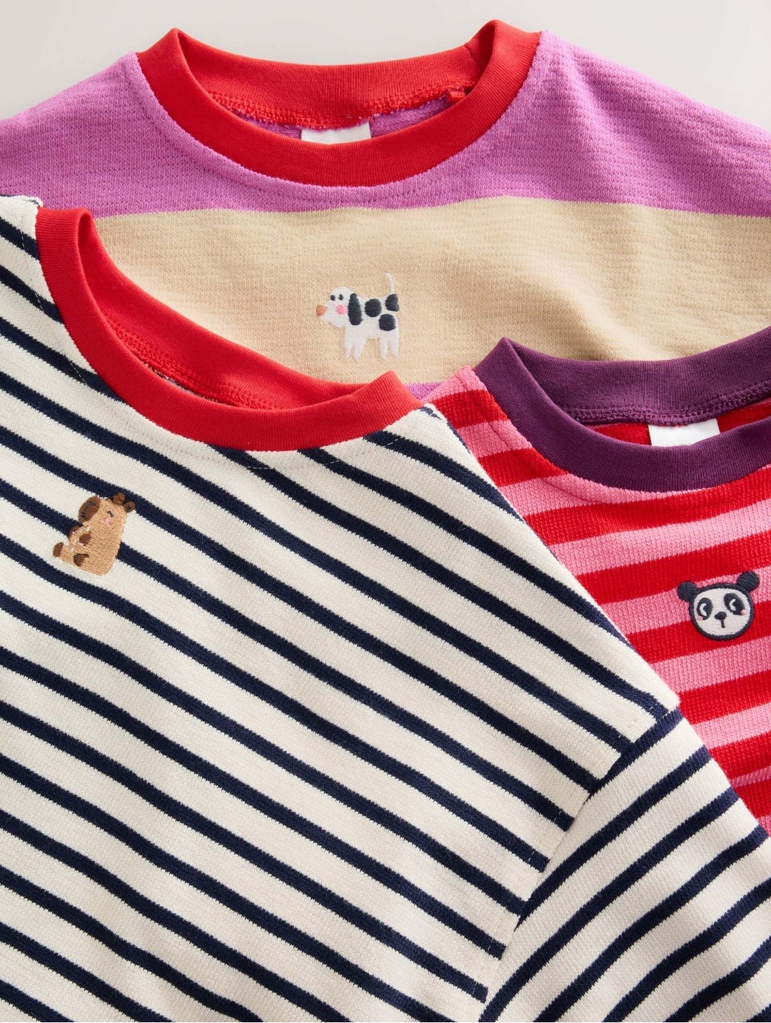 Multi Stripe T-Shirts 3PK