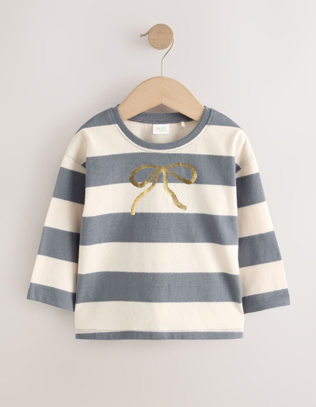 Stripe/Ballet Long Sleeve T-Shirts 4 Pack
