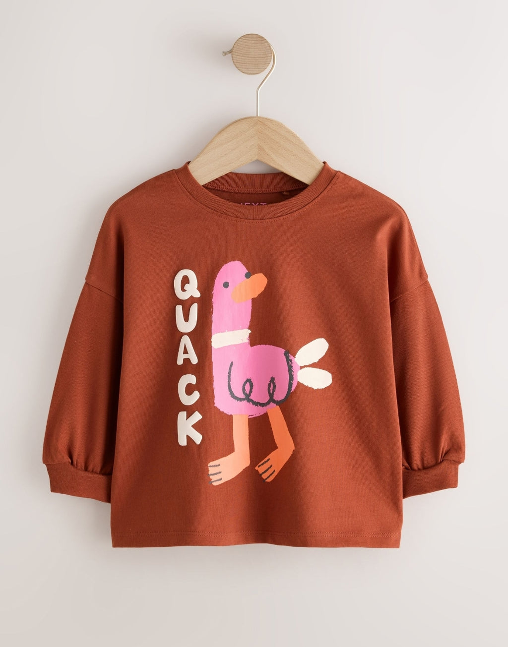 Green Duck Character Long Sleeve T-Shirts 4 Pack