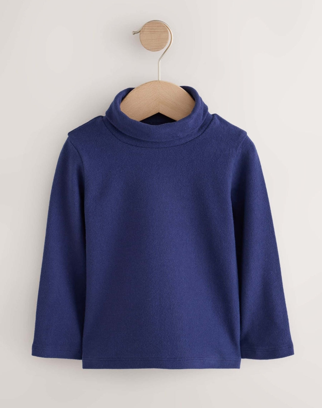 Navy/ Grey/ Purple Long Sleeve Roll NeckTops3Pack