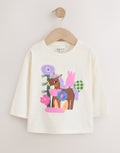 Ecru White Long Sleeve T-Shirt