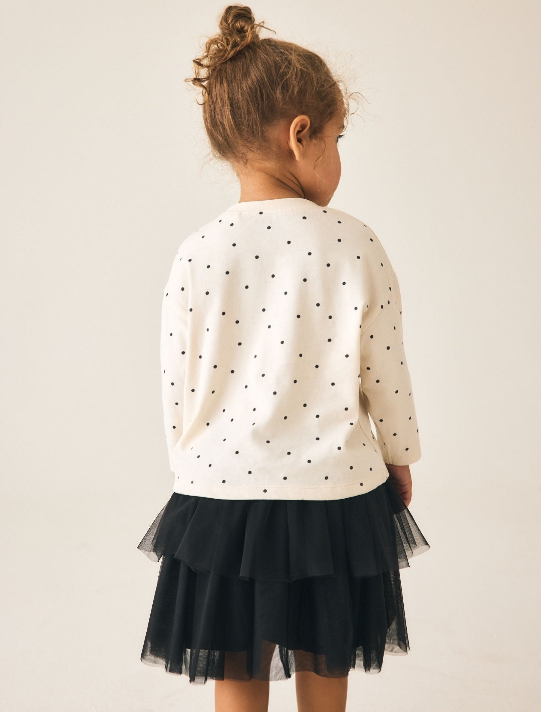 Cream Cat Halloween Long Sleeve Top