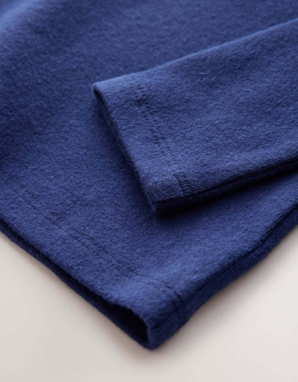 Navy Long Sleeve Roll Neck Top